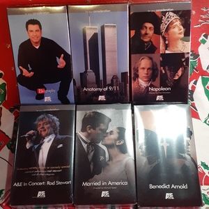 A&E Collection of 6 VHS